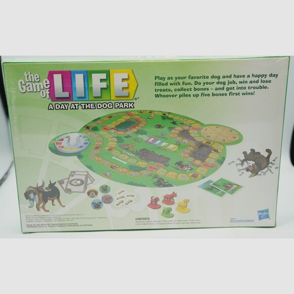 The Game of Life A Day at the Dog Park New Great Condition Hasbro Board Game - Picture 2 of 2
